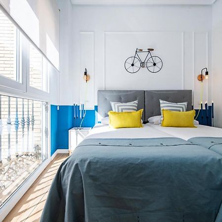 Acogedor Y Centrico Apartamento En Gran Via Madrid Bagian luar foto