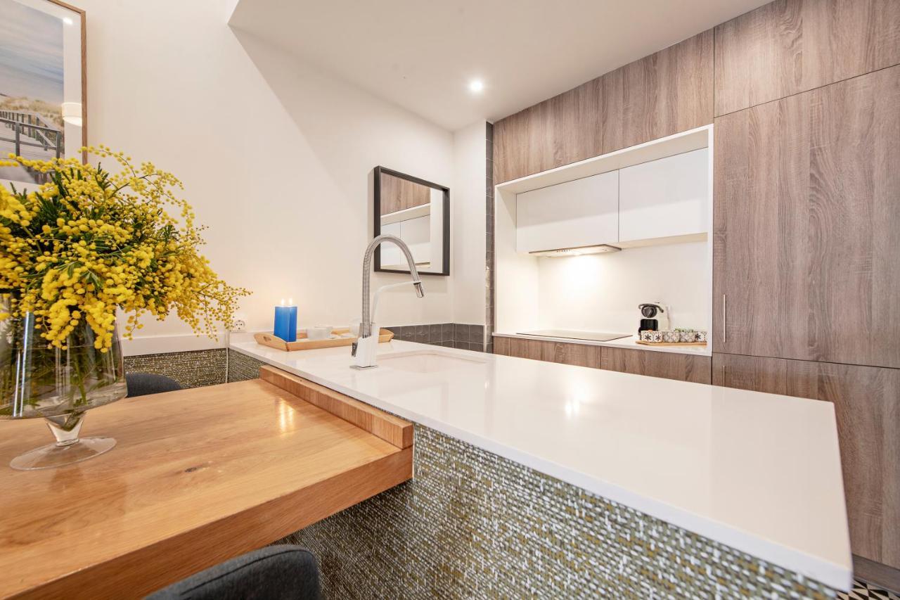 Acogedor Y Centrico Apartamento En Gran Via Madrid Bagian luar foto