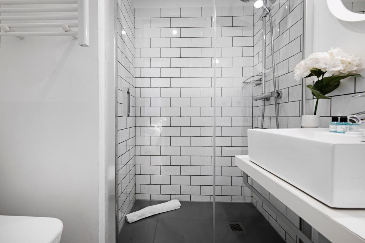 Acogedor Y Centrico Apartamento En Gran Via Madrid Bagian luar foto