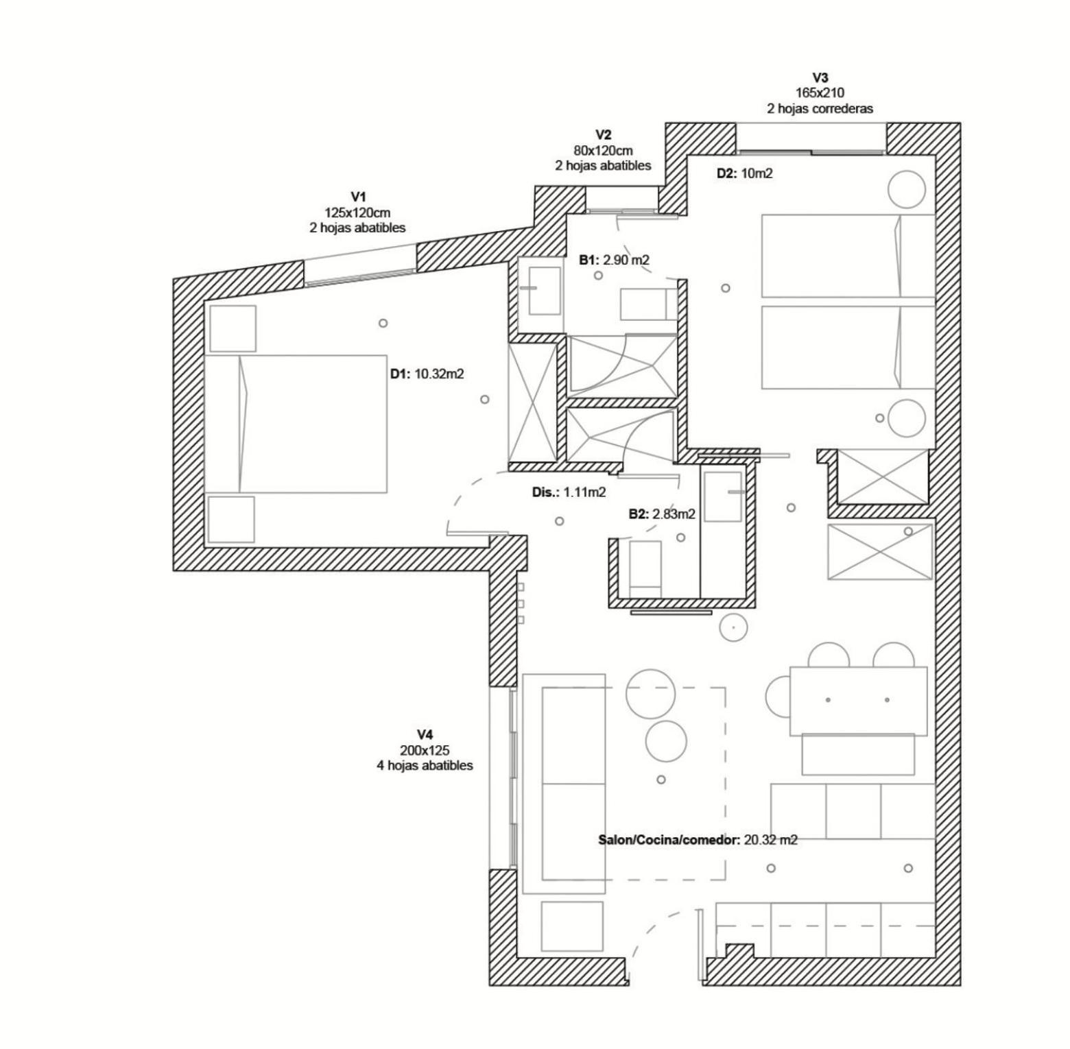 Acogedor Y Centrico Apartamento En Gran Via Madrid Bagian luar foto